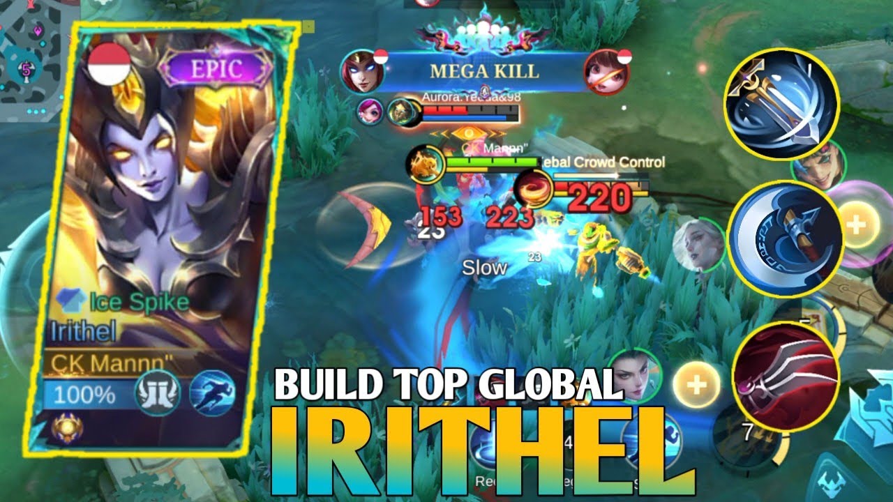 IRITHEL GOLD LANE + GENDONG TOP GLOBAL ALUCARD + BUILD TOP GLOBAL IRITHEL MLBB
