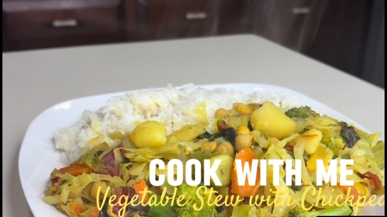 I made this DISH for my guests | Vegetable Stew with Chickpeas Cooked in Coconut Milk | Quick & Easy