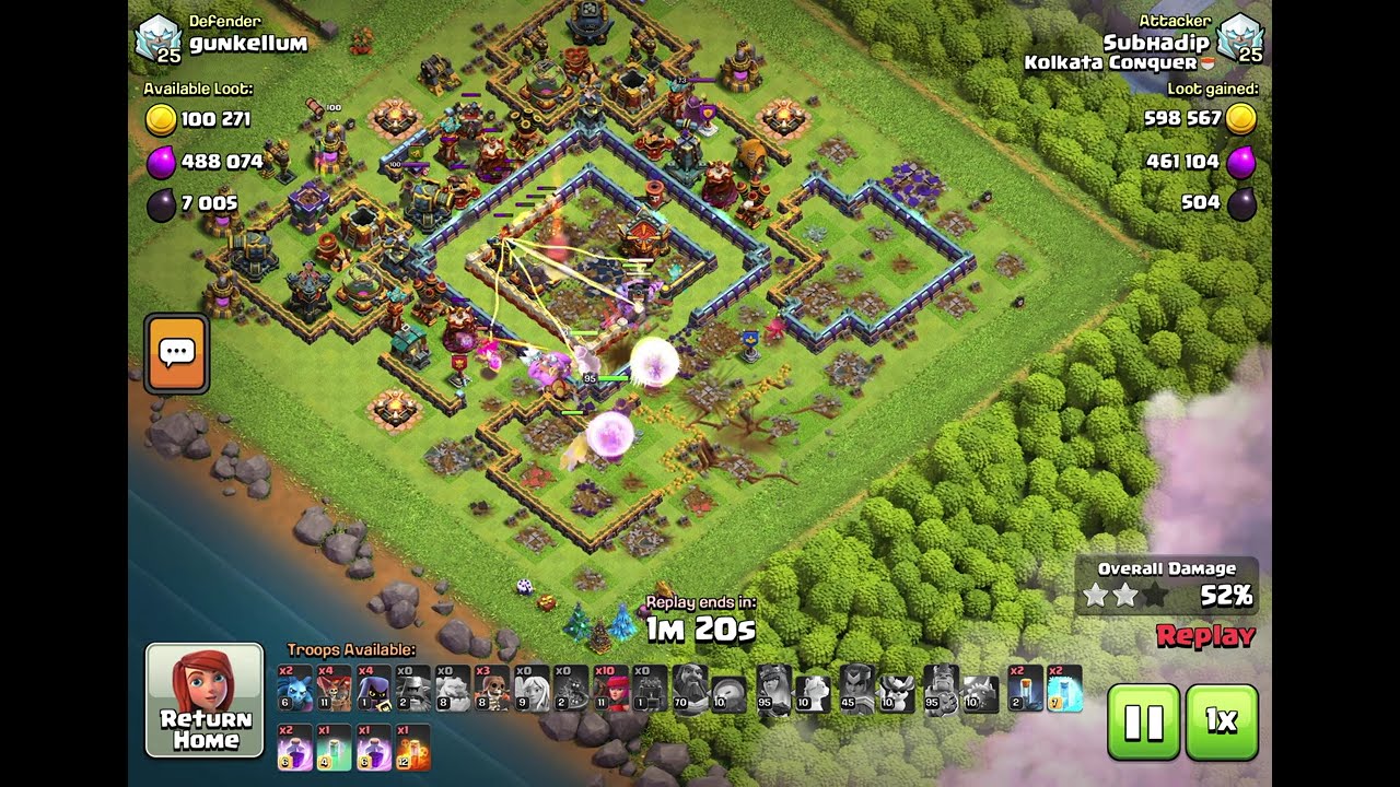 TH16 powerful 3 star attack strategy on TH17