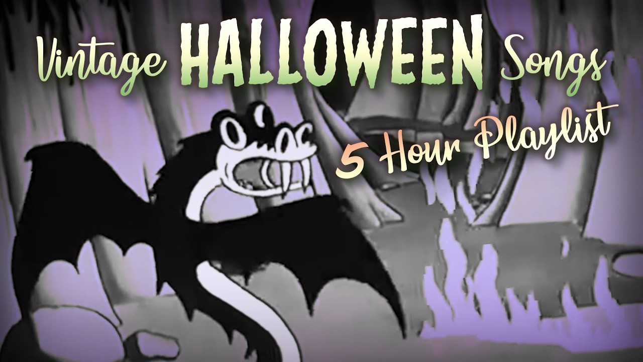 Vintage Halloween Songs 🎃 5 Hour Halloween Music Playlist 🦇 Top 100 Halloween Songs