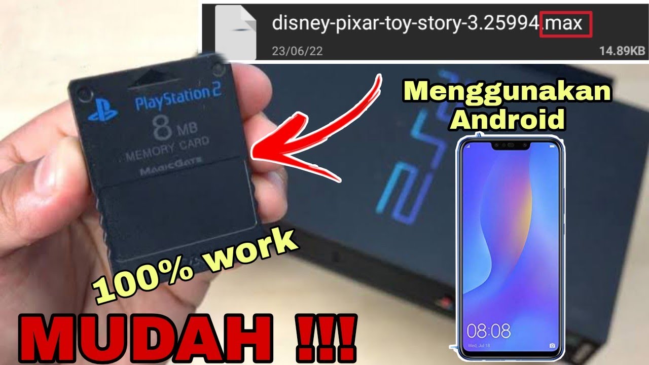 Cara Ekstrak Save Data Game Ps2 Format Max Ke Memory Card