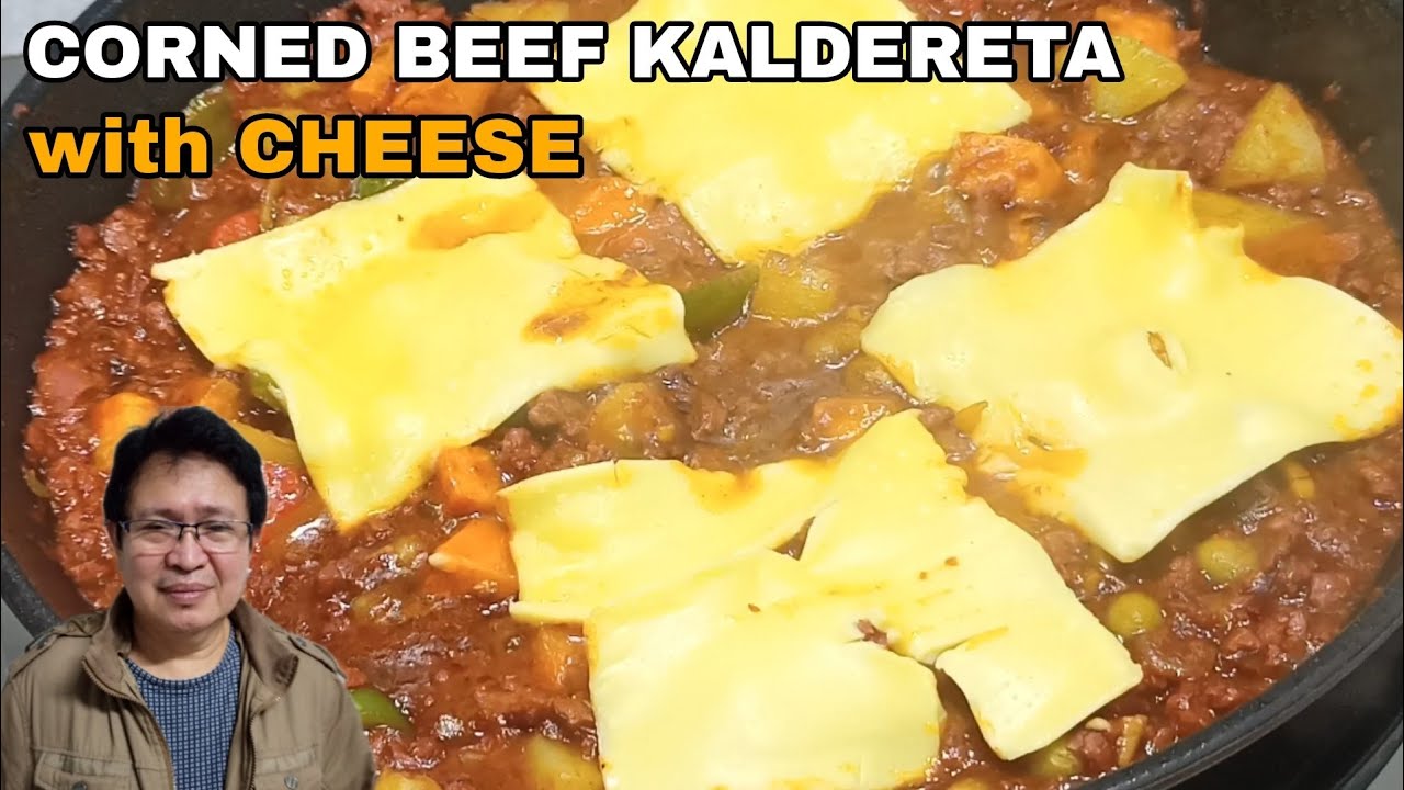 CORNED BEEF KALDERETA! WOW YUMMY!  EASY TO COOKED! CORNED BEEF RECIPE with CHEESE!