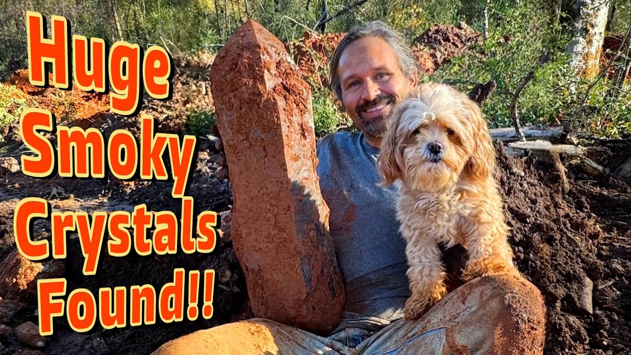 The Crystal Collector finding Massive Smoky Crystals LIVE 💎