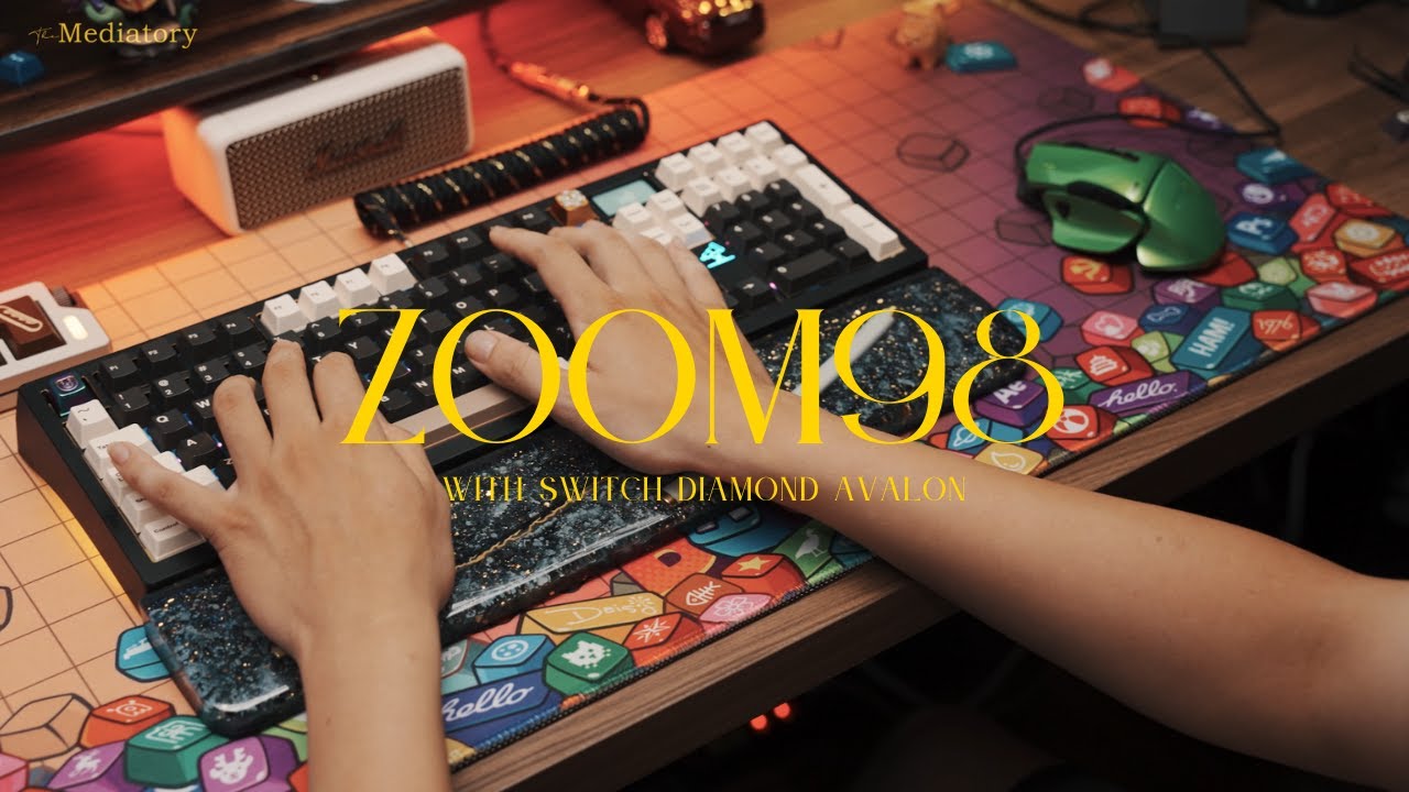 ZOOM98 BlackGold by Meletrix - The Colossus #themediatory #keyboard #zoom98 #cimematic
