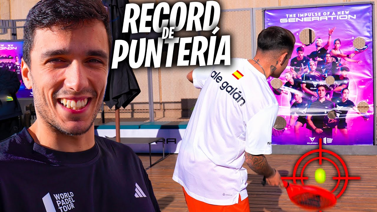 ALE GALÁN VS RÉCORD DE PUNTERÍA - Retos de Pádel