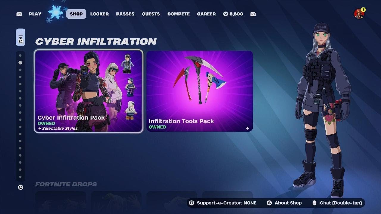 Cyber Infiltration Pack Is Back & New Rotations! Fortnite Item Shop January 4th 2026!