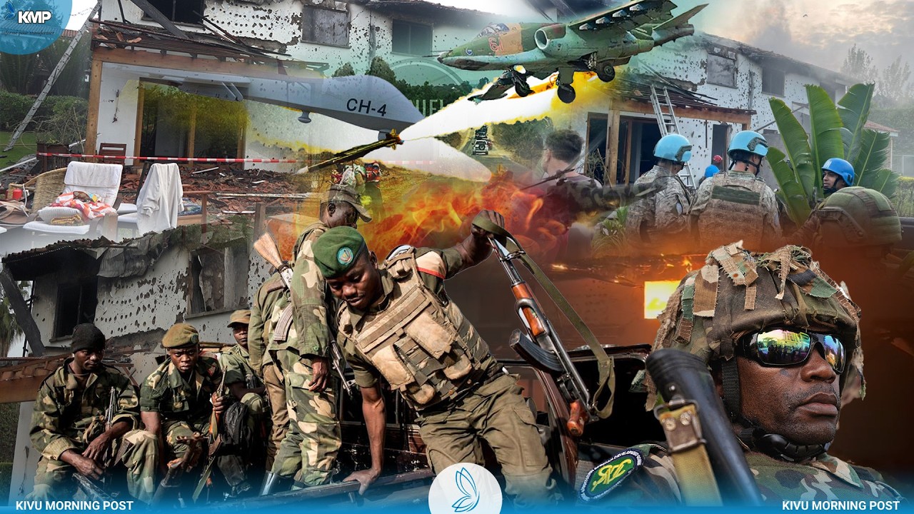 RDC-M23 : GOMA ATTAQUÉ PAR LES DRONES DES FARDC, PLUSIEURS MORTS ET DESTRUCTIONS