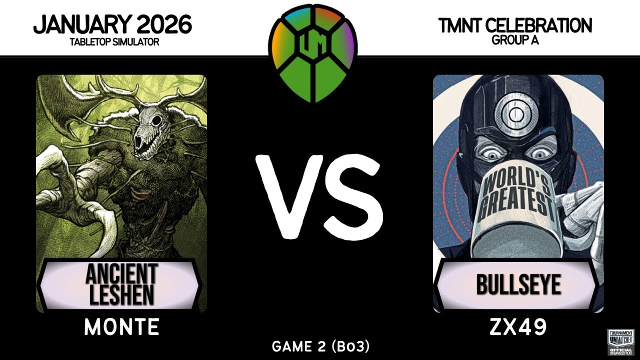 Ancient Leshen (Monte) vs Bullseye (ZX49) │ Restoration Games  - TMNT Celebration │Game 2
