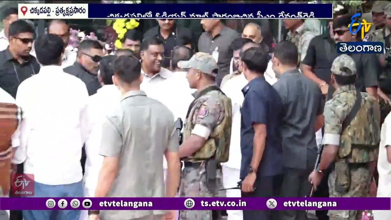 CM Attends Chikkadpally Odeon Mall Inauguration Ceremony