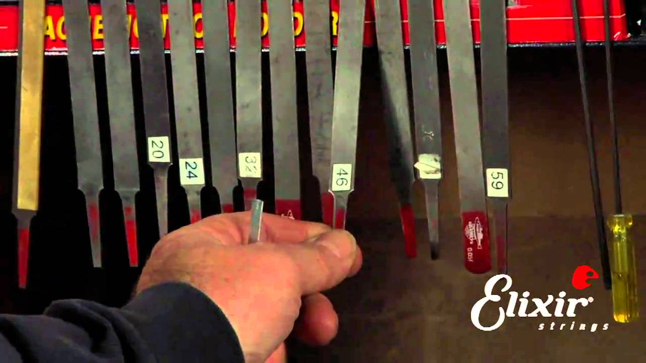 Setting Up Your Tune-o-Matic Guitar: Nut Action Height Adjustment  (Step 3 of 4) | ELIXIR Strings