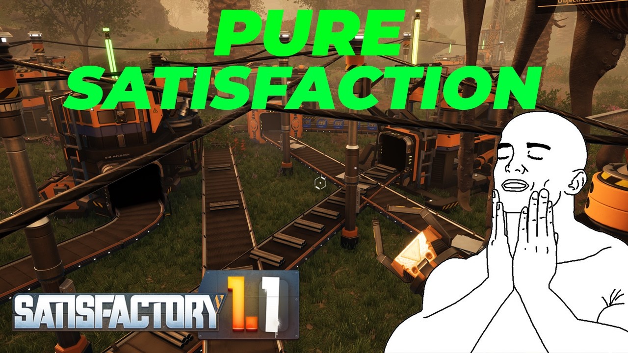 Satisfactory is SO RELAXING and ADDICTIVE😍
