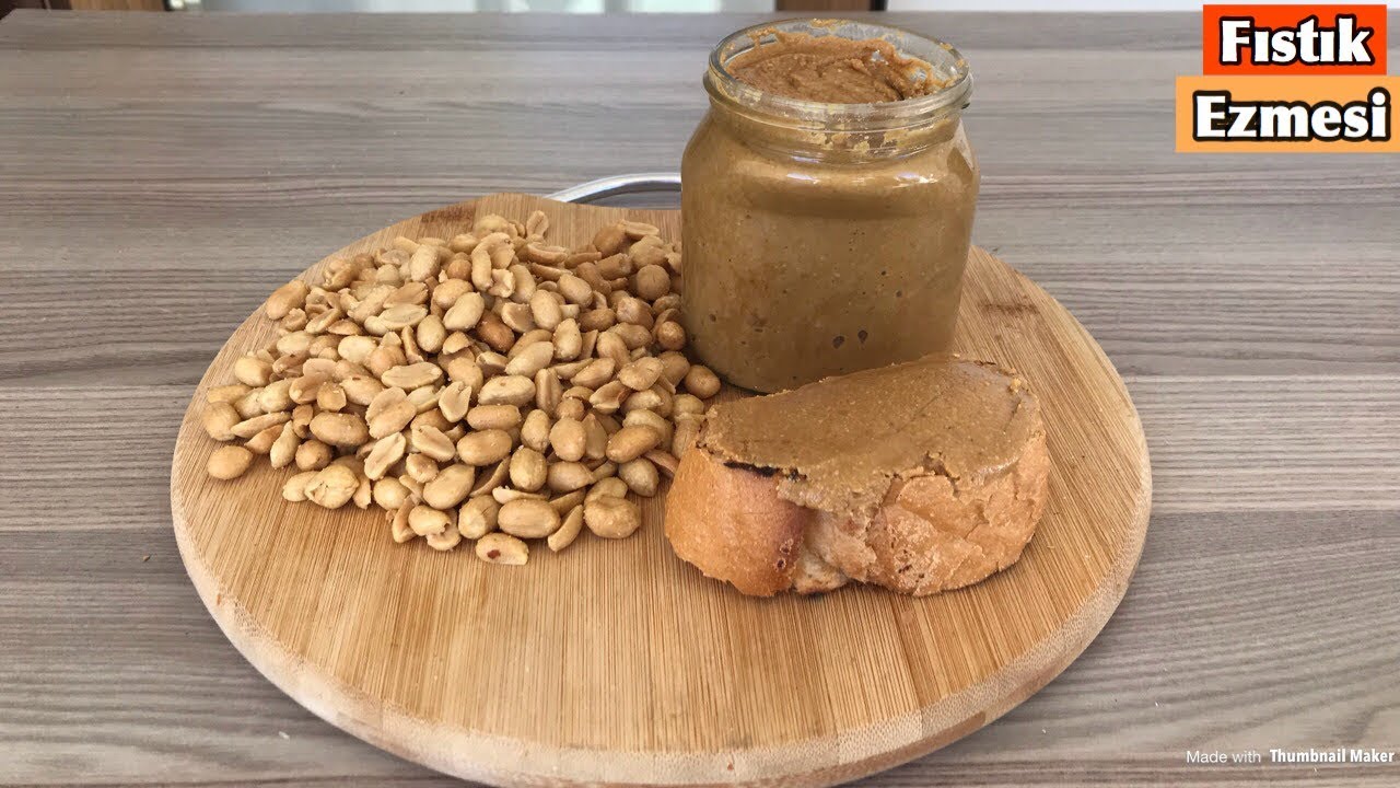 EVDE FISTIK EZMESİ NASIL YAPILIR | Peanut Butter Recipe