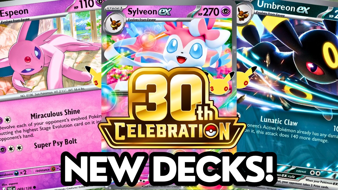 Top 6 *NEW* 30th Celebration Decks (w/ Lists!)