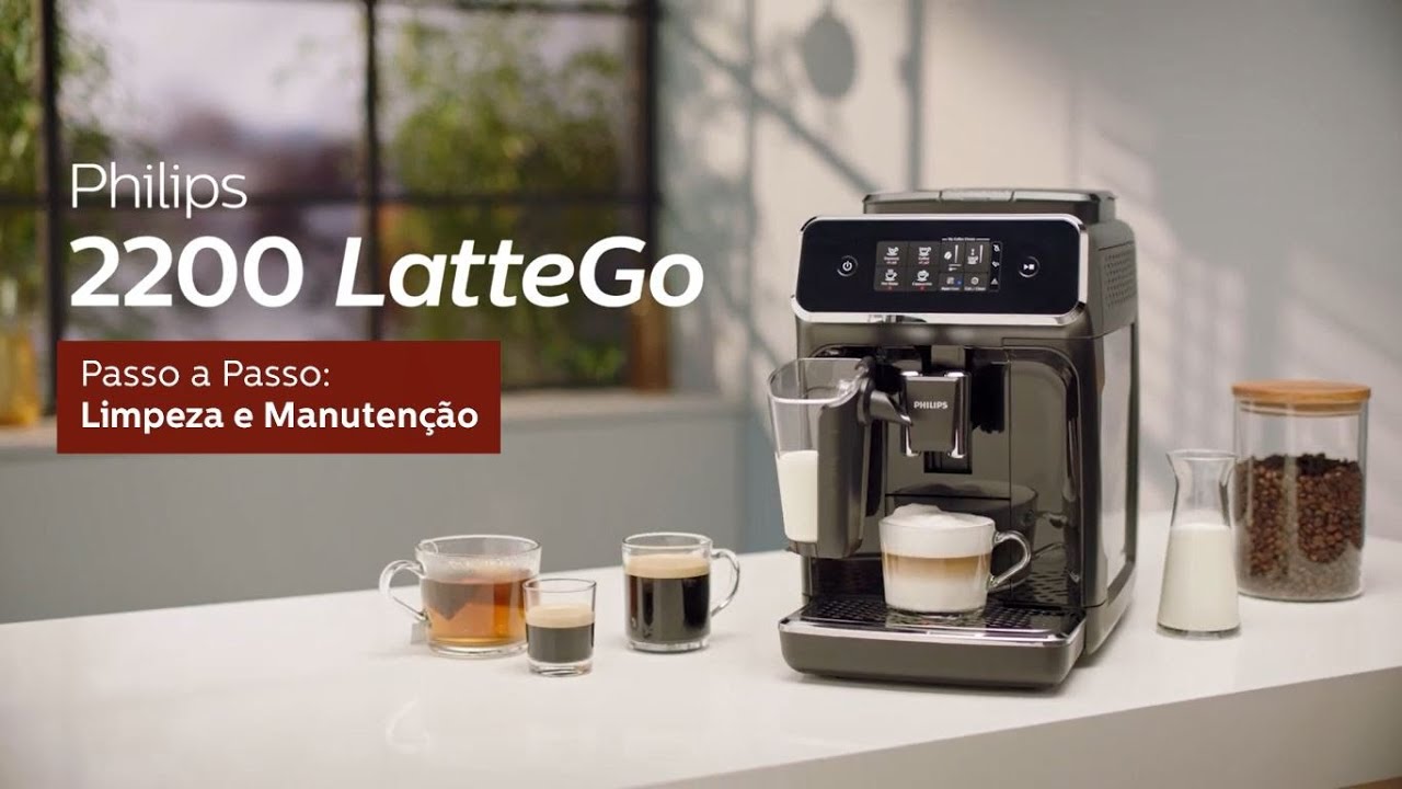 Cafeteira LatteGo Série 2200 Philips Walita - Como Limpar e Manter