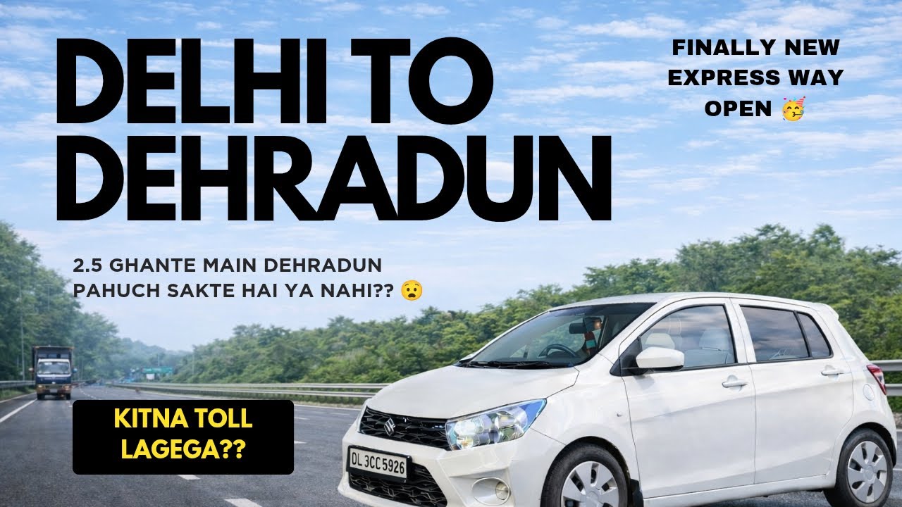 Delhi to Dehradun Expressway Now Open😲अब 2.5 घंटे में Dehradun🔥New Update About Dehradun Expressway😱