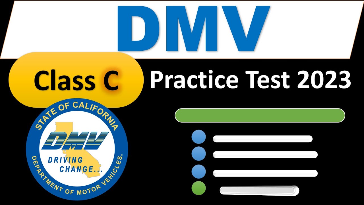 DMV Class C Practice Test California 2023 - Pass Your Driving Test On The First Try! #californiadmv