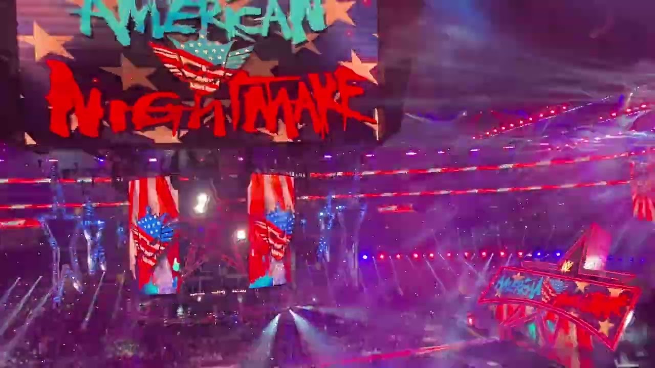 Cody Rhodes returns debut/entrance at Wrestlemania 38 AT&T Stadium!