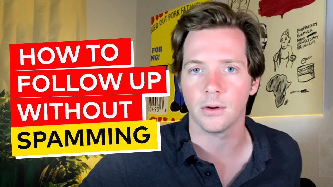 following up without spamming???? #ColdEmailUniversity