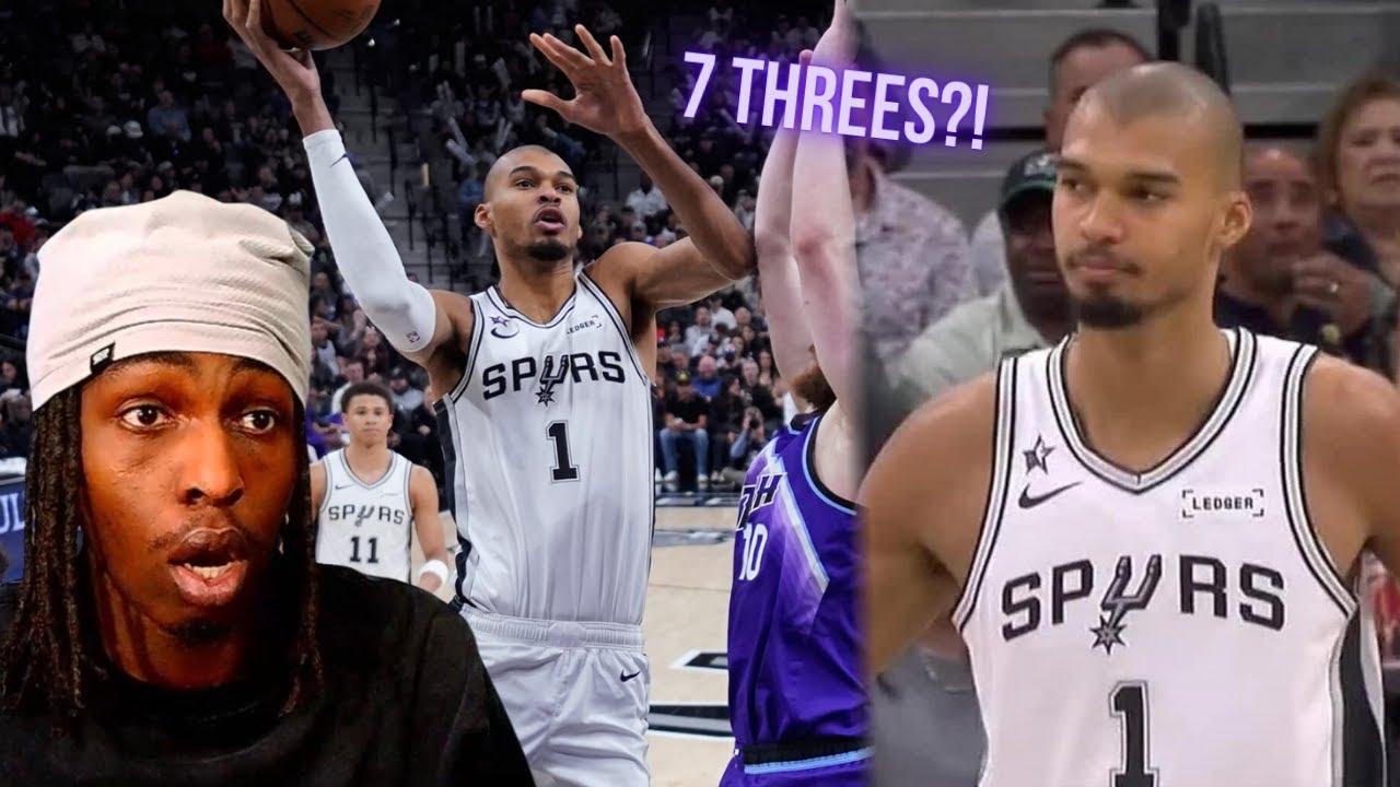 7 THREES?! Wembanyama Just BROKE the Jazz 🔥 Spurs Win Reaction