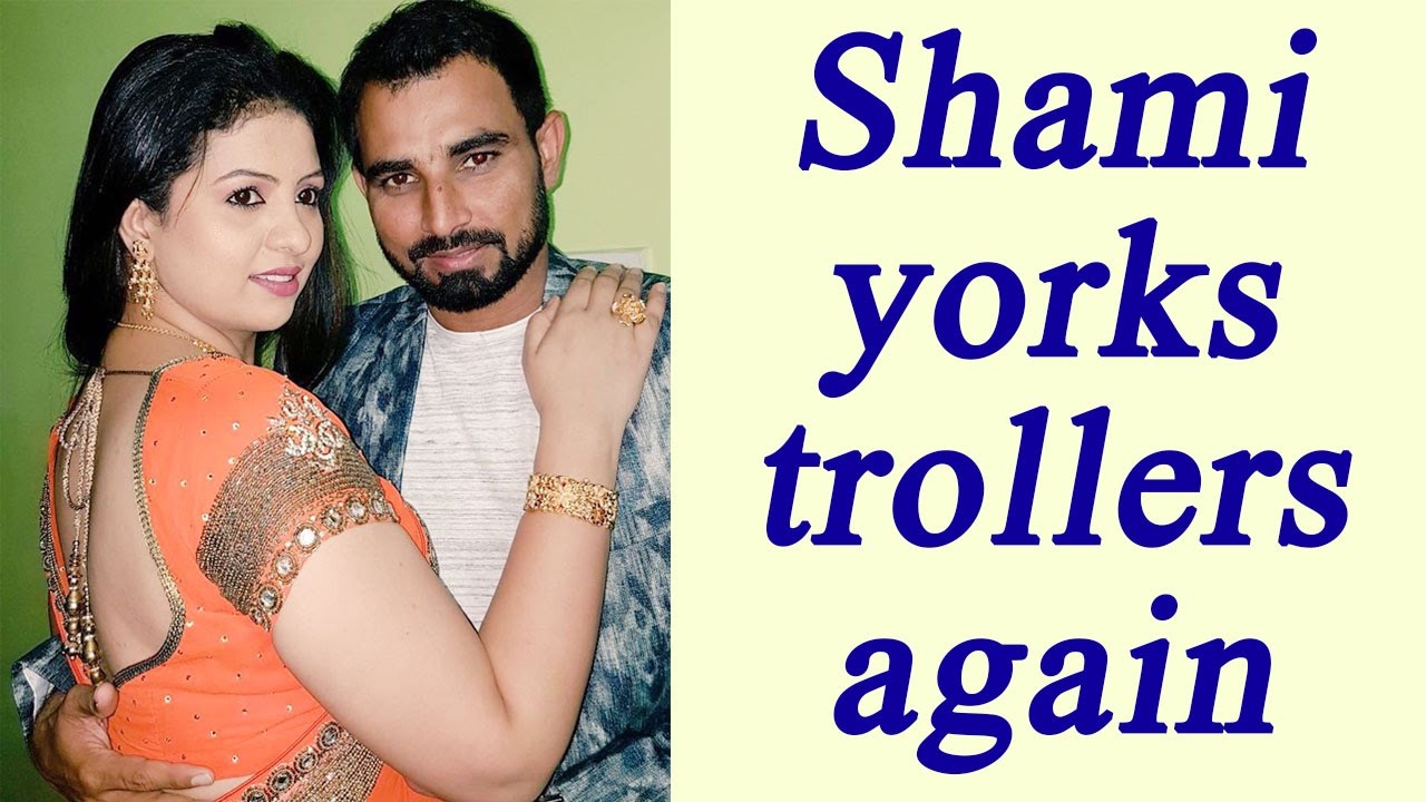 Mohammed Shami yorks his trollers once more, post pic with his wife | Oneindia News