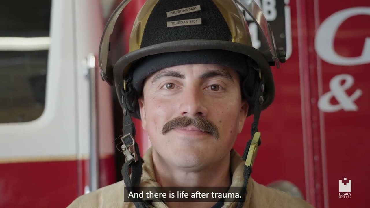 Legacy Oregon Burn Center helped bring firefighter back to life