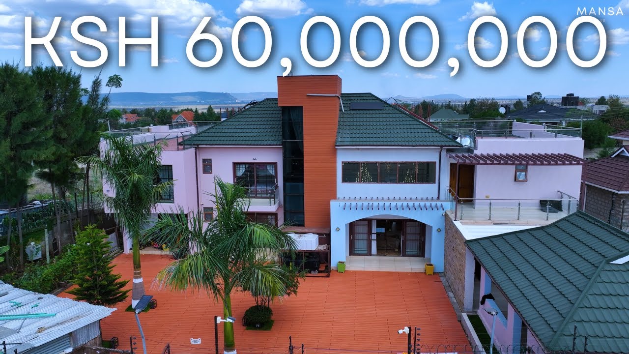 Inside Ksh.60,000,000 6Bedroom #offgrid #house making over Ksh.100,000 in #profits in #Kitengela