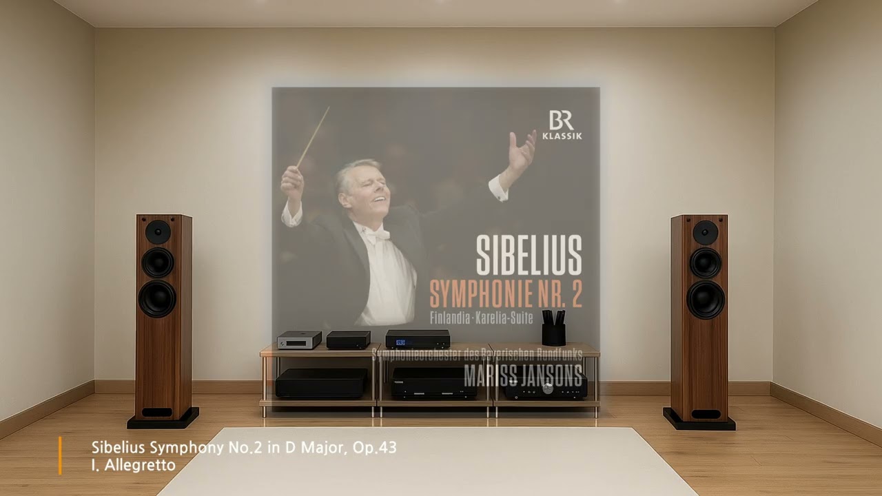 [4K] 왜 사람들은 이곡의 4악장에서 눈물을 흘릴까?  Sibelius Symphony No.2(전악장) / Mariss Jansons