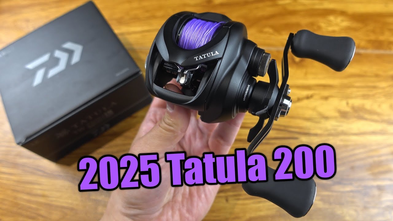 2025 DAIWA TATULA 200 Baitcaster Reel Unboxing and First Impression