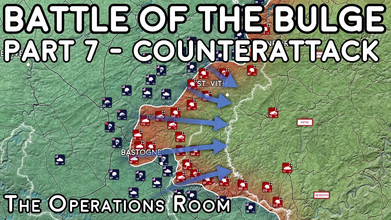 Battle of the Bulge, Animated - Part 7, Allied Counterattack