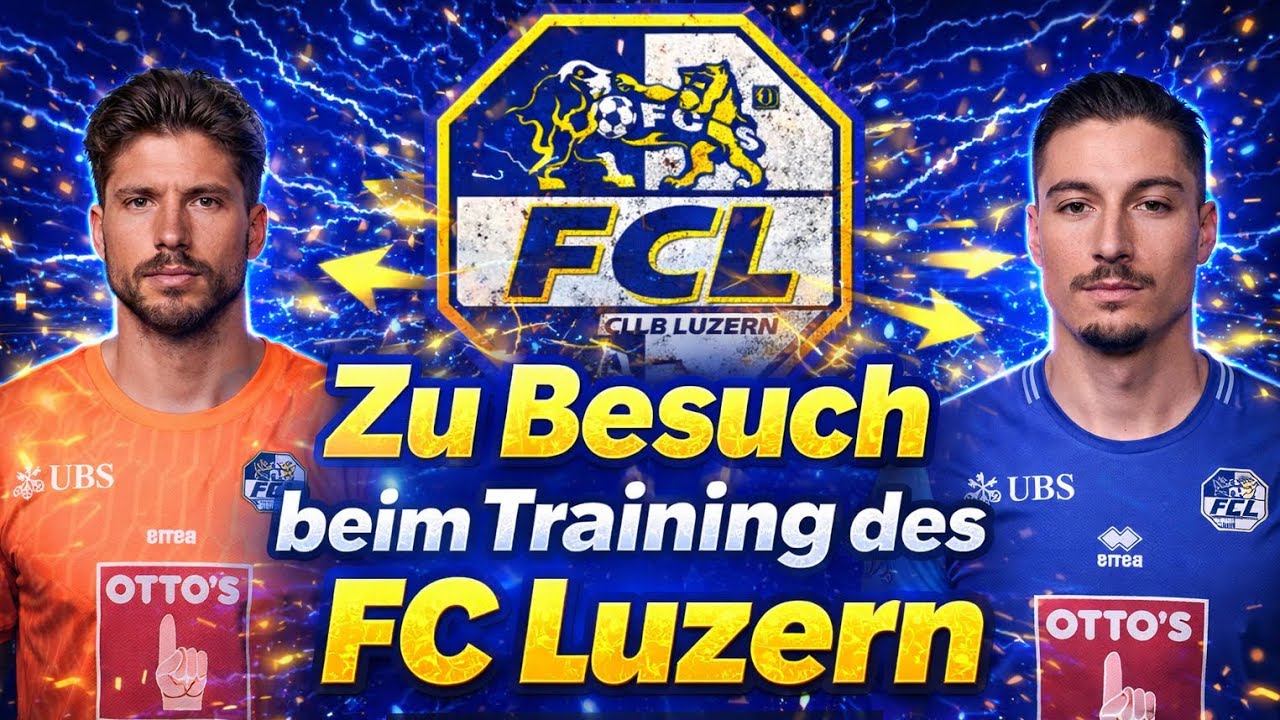 Spontaner Besuch im Training des FC Luzern!! - SideCult FC