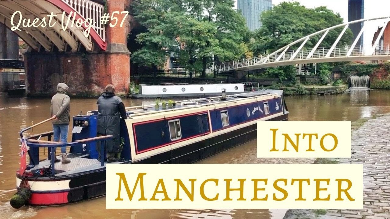 Cruising Into Manchester On Our Narrowboat | Quest Vlog #57