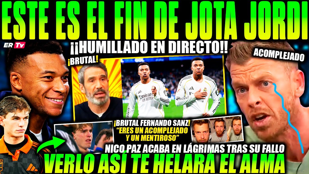💥 EL GOL DE MBAPPE COLAPSA NARNIA ¡JOTA JORDI HUMILLADO POR TODOS! NICO PAZ ACABA EN LÁGRIMAS