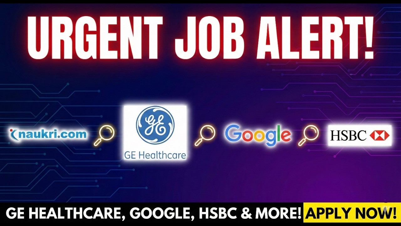 Off Campus Drive 2026: Google, GE Healthcare, HSBC & More! | Software & Engineering Jobs