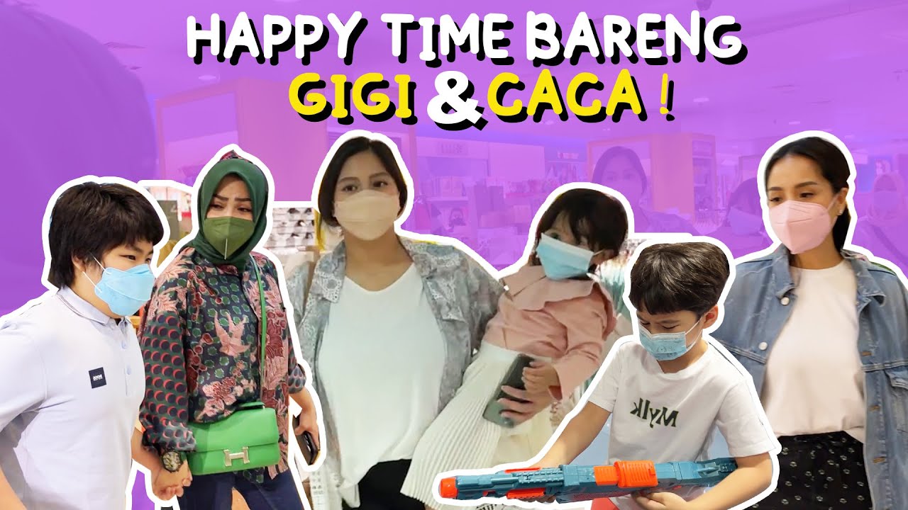 HAPPY TIME BARENG NAGITA, CACA, GAVREL & CUCU-CUCU ! RAFATHAR CUMA BOLEH BELI 1 MAINAN KATA BUMIL !
