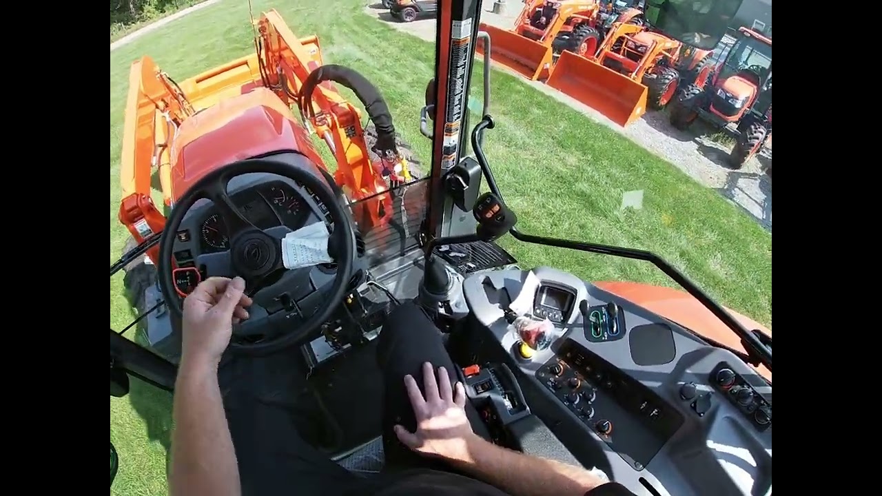 Перевозка трактора Kubota M6 141 на новое место