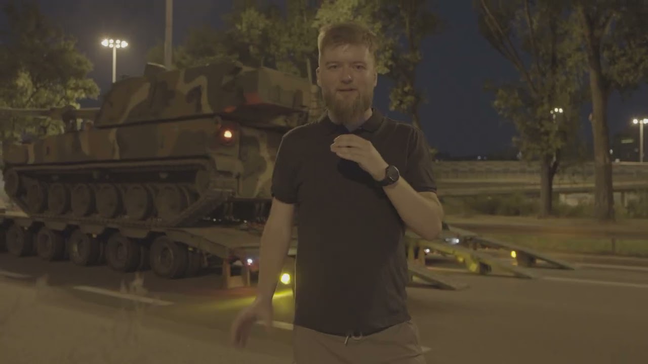 Nocna próba do defilady Wojska Polskiego