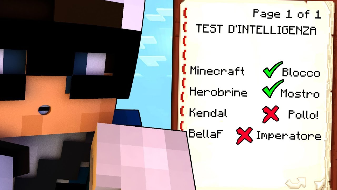 IL VERO TEST D'INTELLIGENZA SU MINECRAFT ITA!! (DIFFICILE)