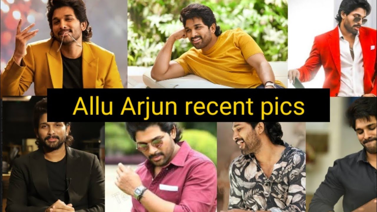 Allu arjun recent pics/photos of Allu arjun