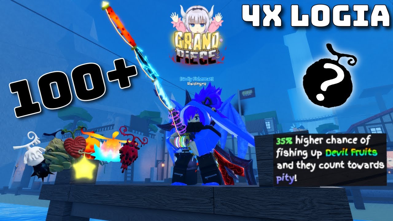 [GPO]🍑FISHING 100+ DEVIL FRUIT WITH THE DEVIL FRUIT ROD ON 4X LOGIA! | THE RESULTS WILL SHOCK YOU...