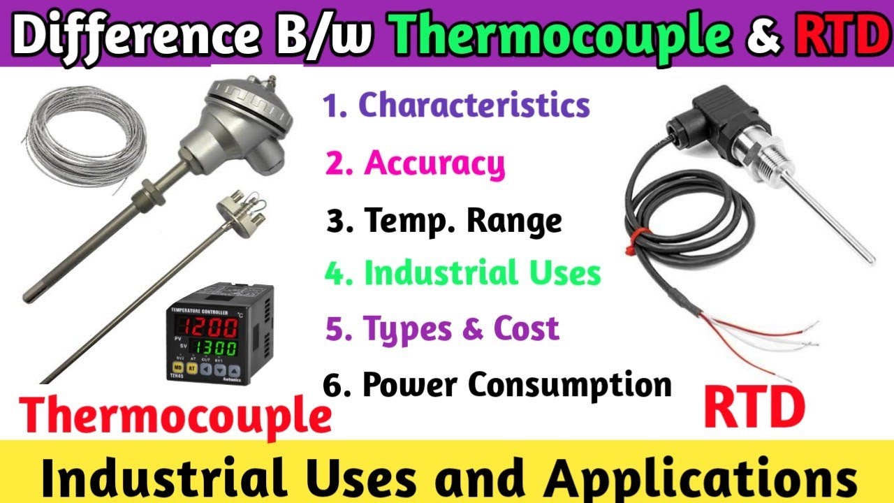 Difference B/w Thermocouple and RTD Temperature Sensor । Thermocouple क्या होता है। RTD क्या होता है