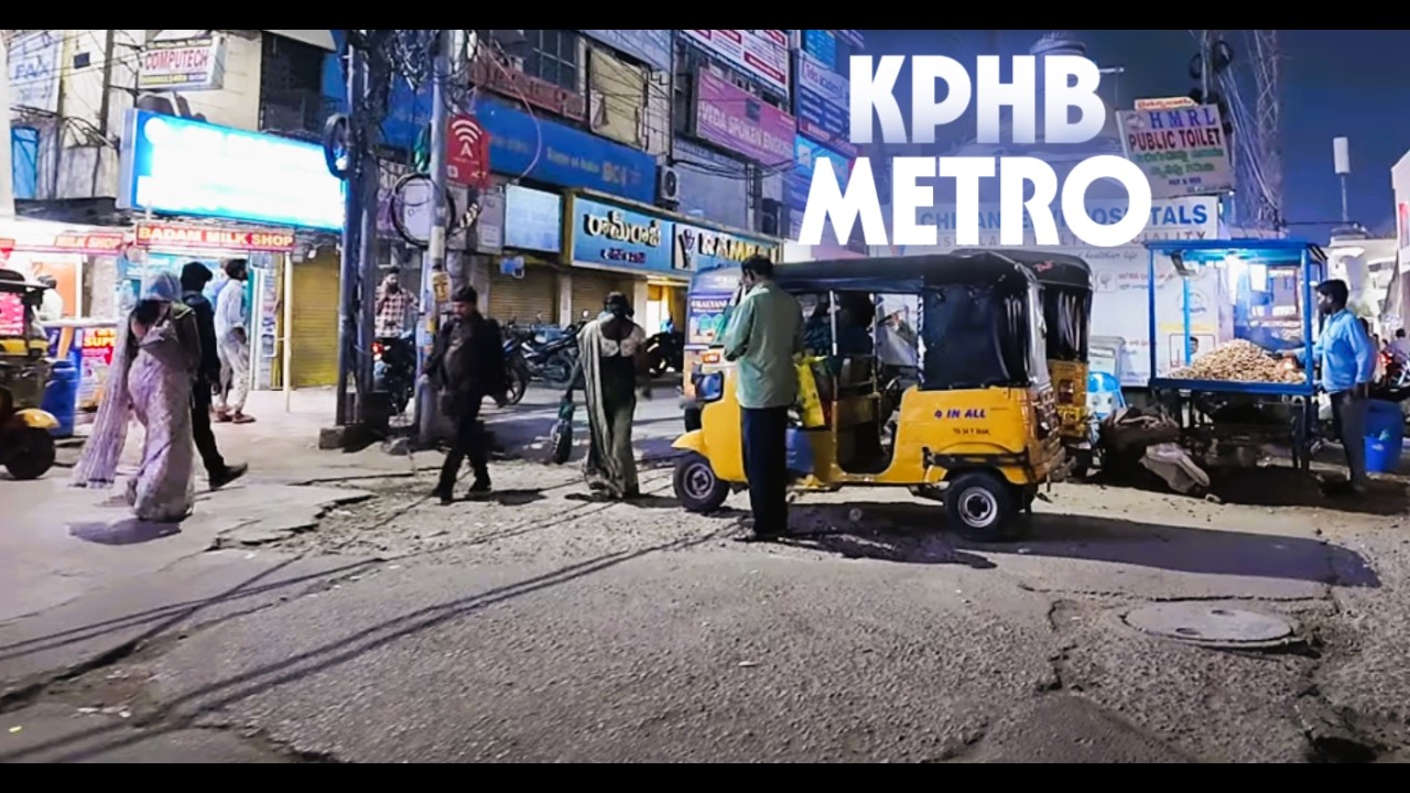 KPHB METRO AREA AT NIGHT