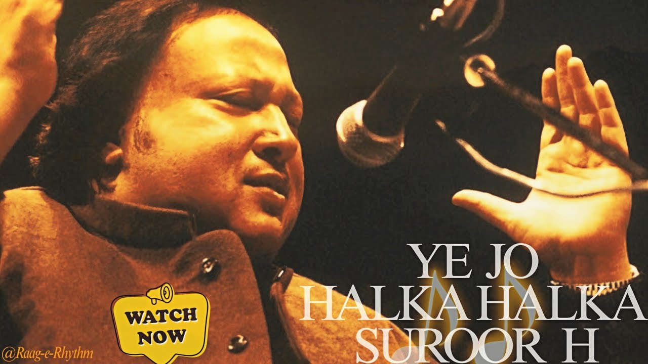Soulful Mix | Nusrat Fateh Ali Khan & JAUN ELIA | Ye Jo Halka Halka Suroor Hai | Timeless Love ❤️