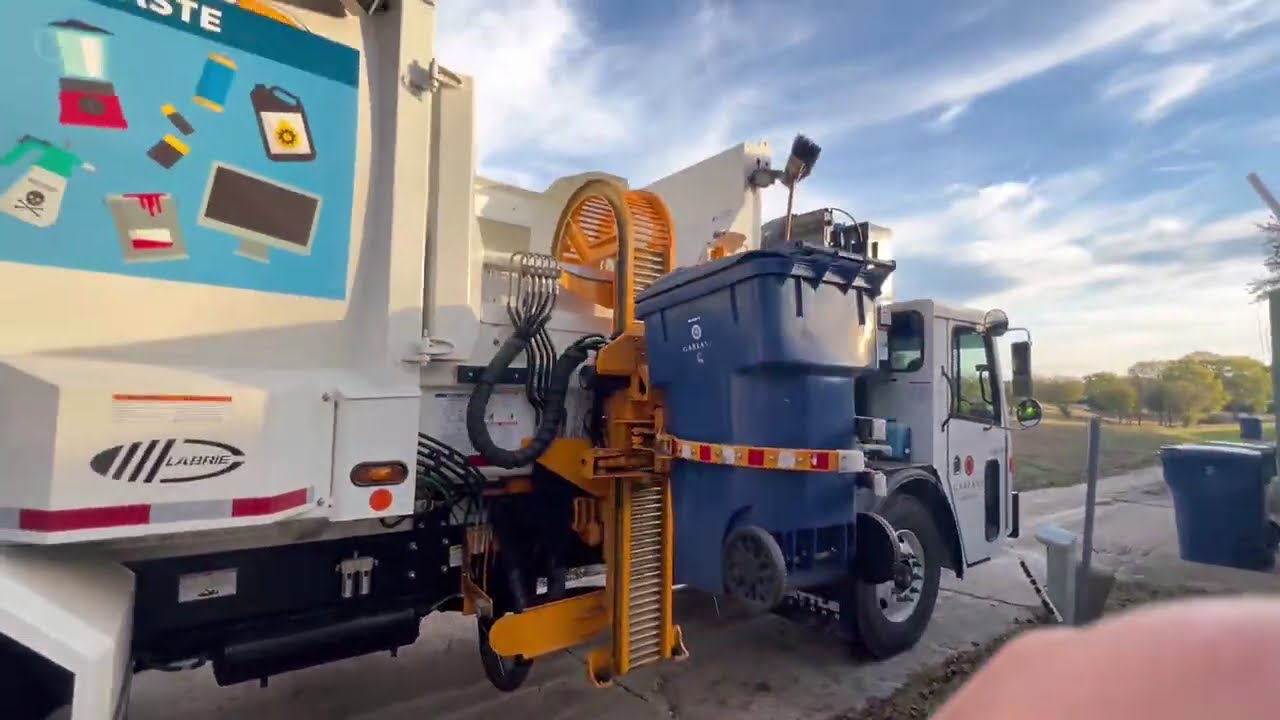Garland TX New! Labrie Alley Hand 🤚 Recycling pickup Battlemotors #new