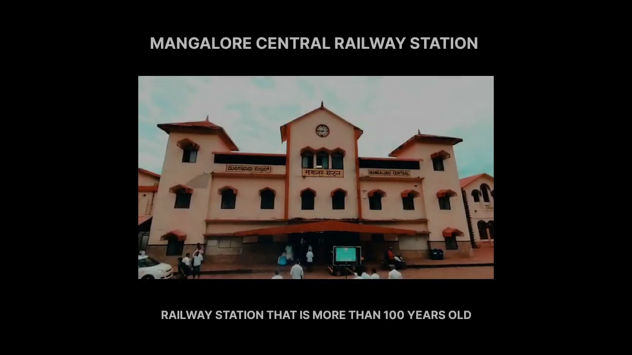 MANGALORE CENTRAL RAILWAY STATION 🚂  #music #mangalore #viral #trendingshorts #tulunad #railway#