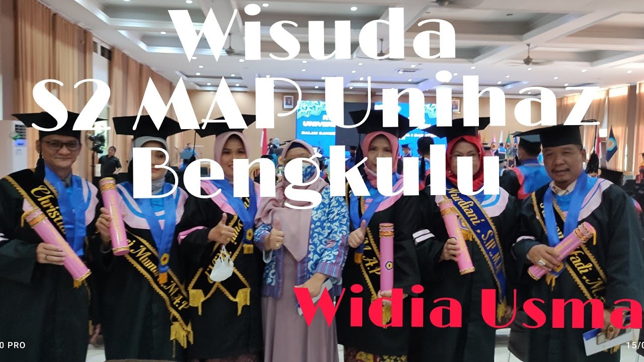 Окончание магистратуры MAP UNIHAZ BENGKULU.