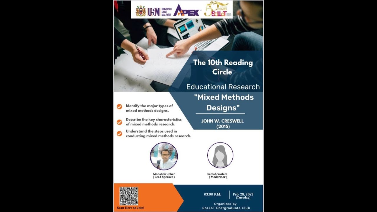 Discussion on Mixed Methods Research by Creswell in Universiti Sains Malaysia