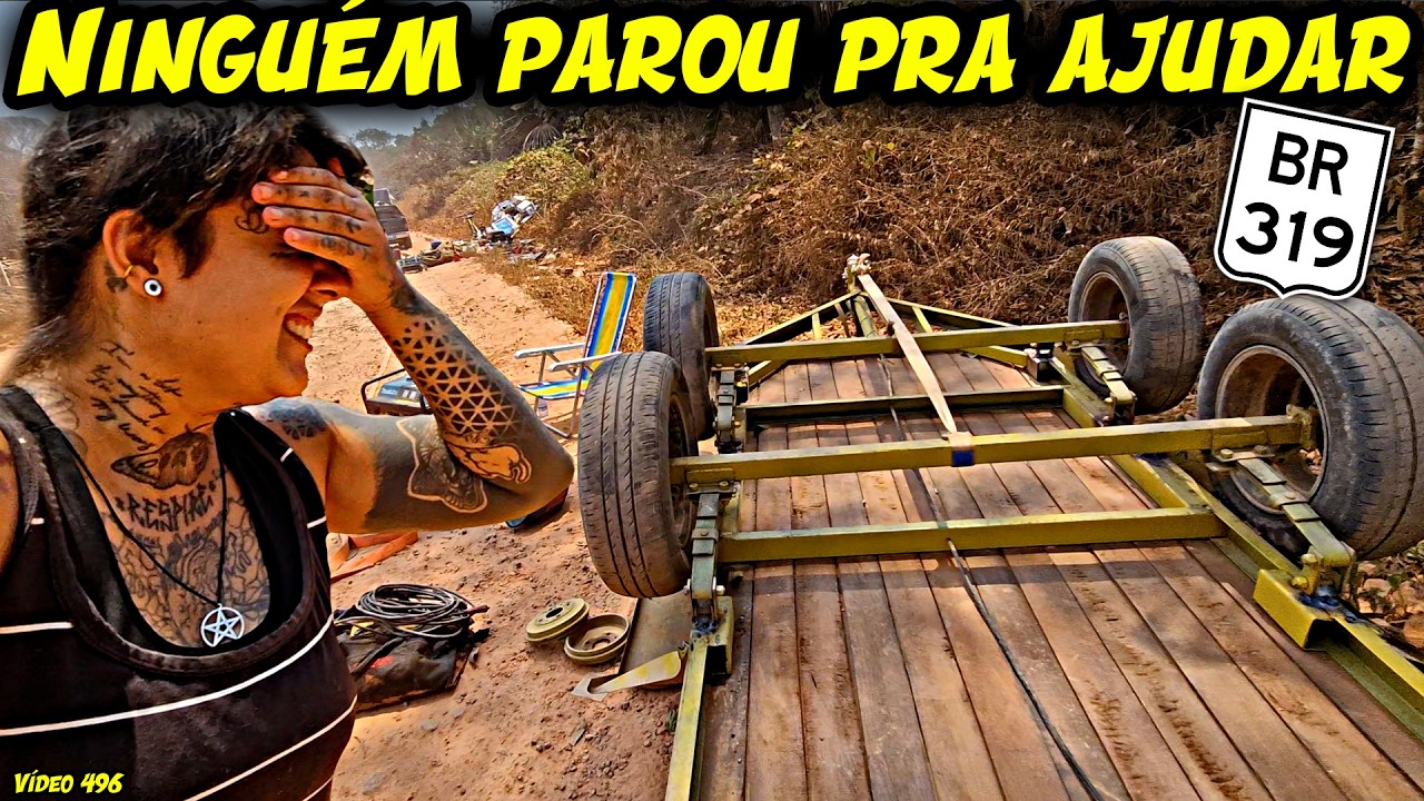 AJUDA NO MEIO DA BR-319: UM EIXO QUEBRADO | PEGADAS 496