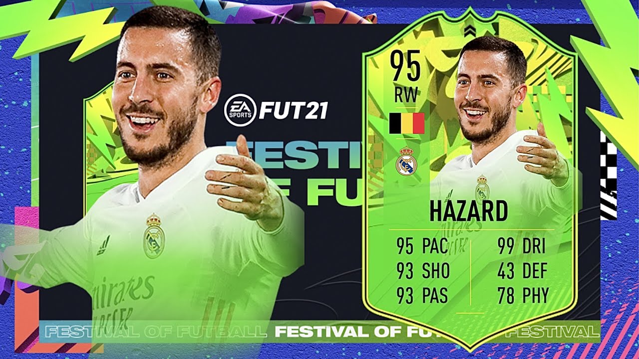 FIFA 21: EDEN HAZARD 95 FESTIVAL OF FUTBALL PLAYER REVIEW I FIFA 21 ULTIMATE TEAM
