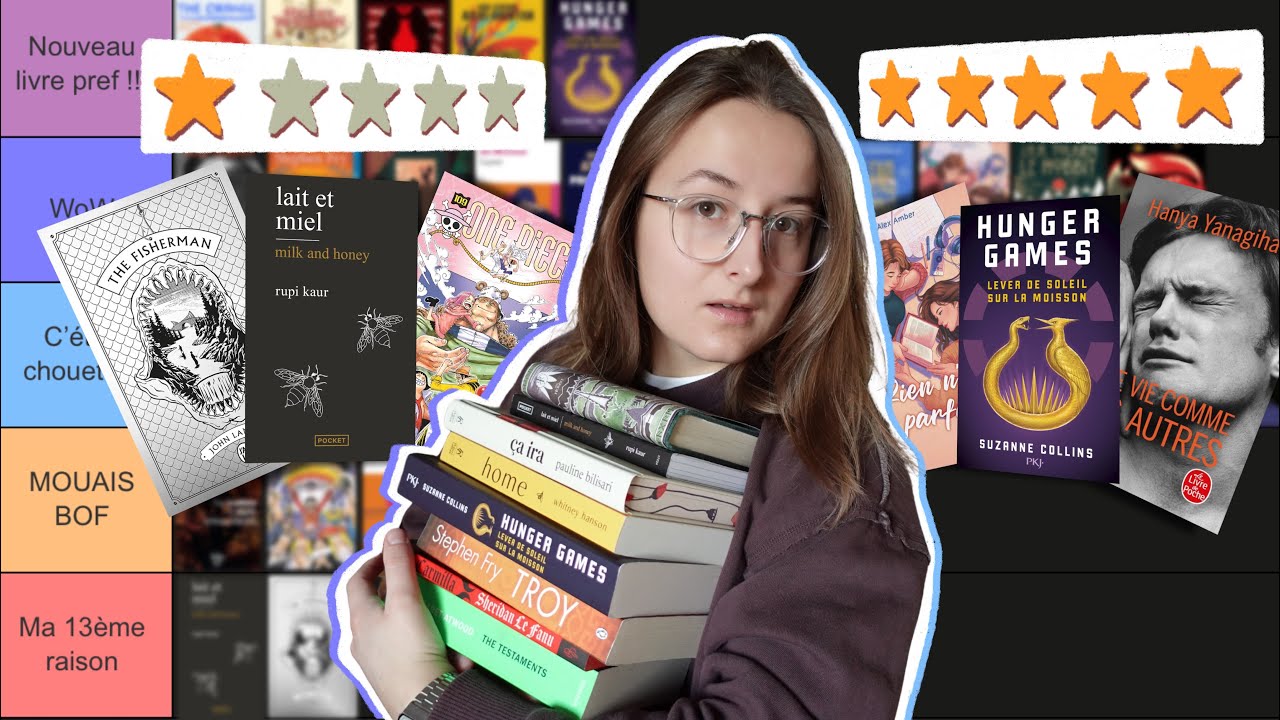 Je classe les 90 livres que j’ai lus en 2025 😬