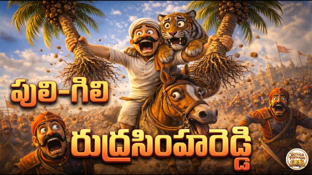 పులి-గిలి | రుద్రసింహారెడ్డి | Telugu Moral Stories | Cartoon Stories | Kthala Pustakam